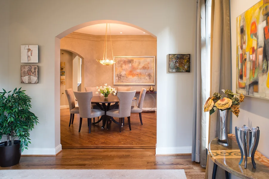 Dining Room Interior Design in Potomac and Bethesda, MD